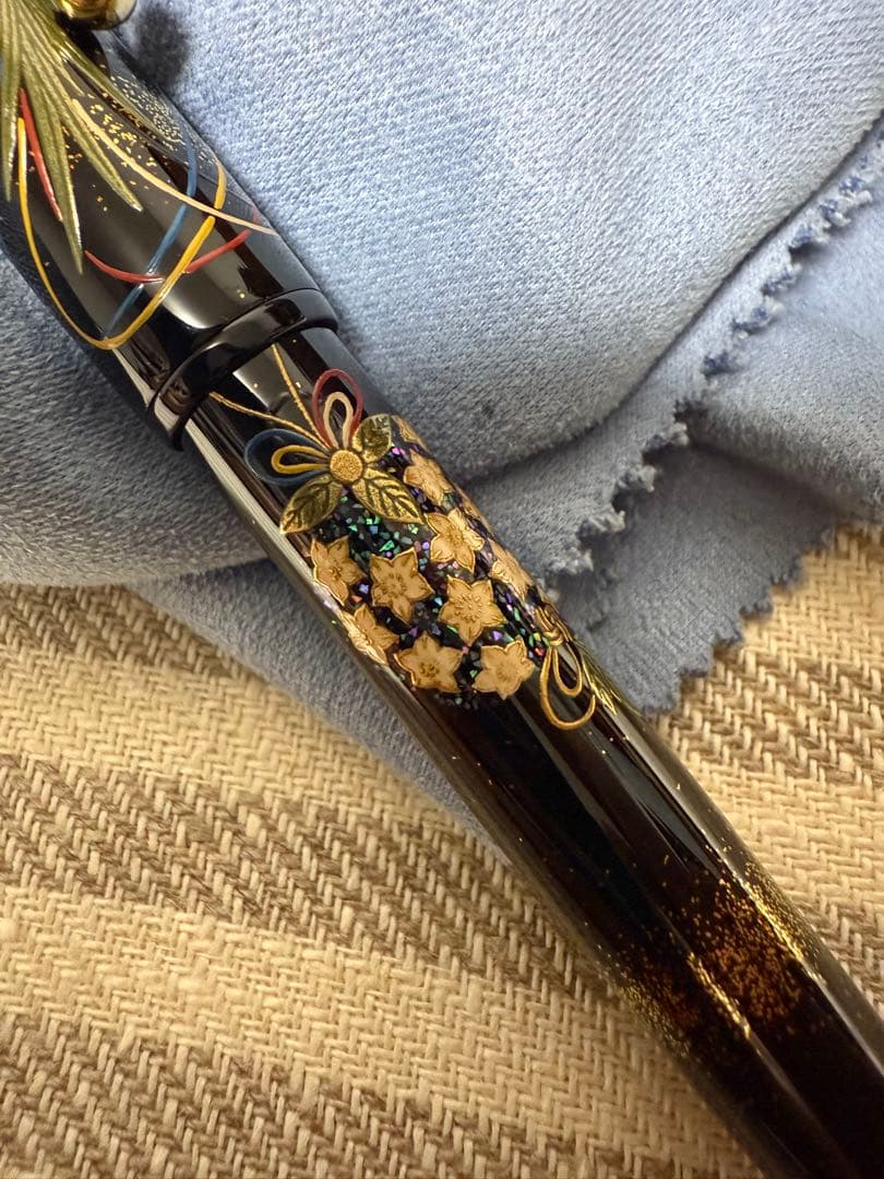 NAMIKI蒔絵万年筆、ユカリ薬玉