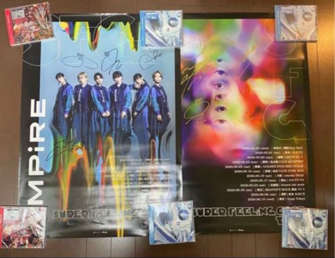 EMPiRE 初回生産限定盤 セットサイン入りポスターグッズまとめ売り。