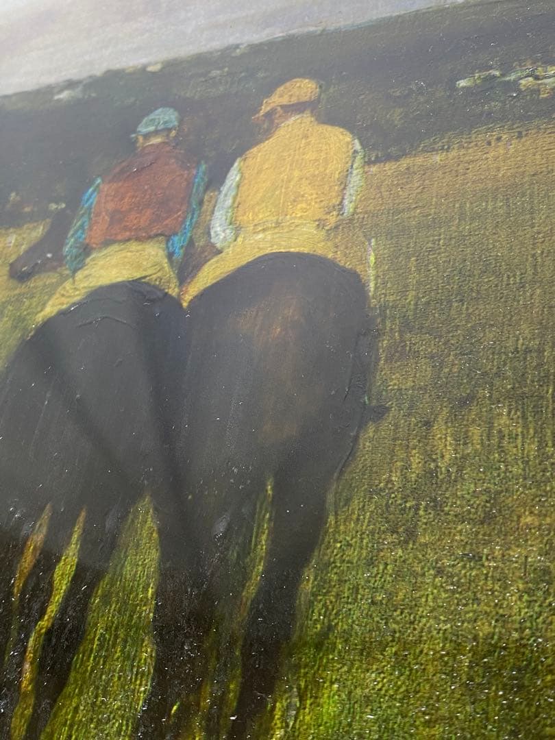 2254❣️ 　ロングシャムの競走馬 エドガー・ドガ 　立体複製　6号