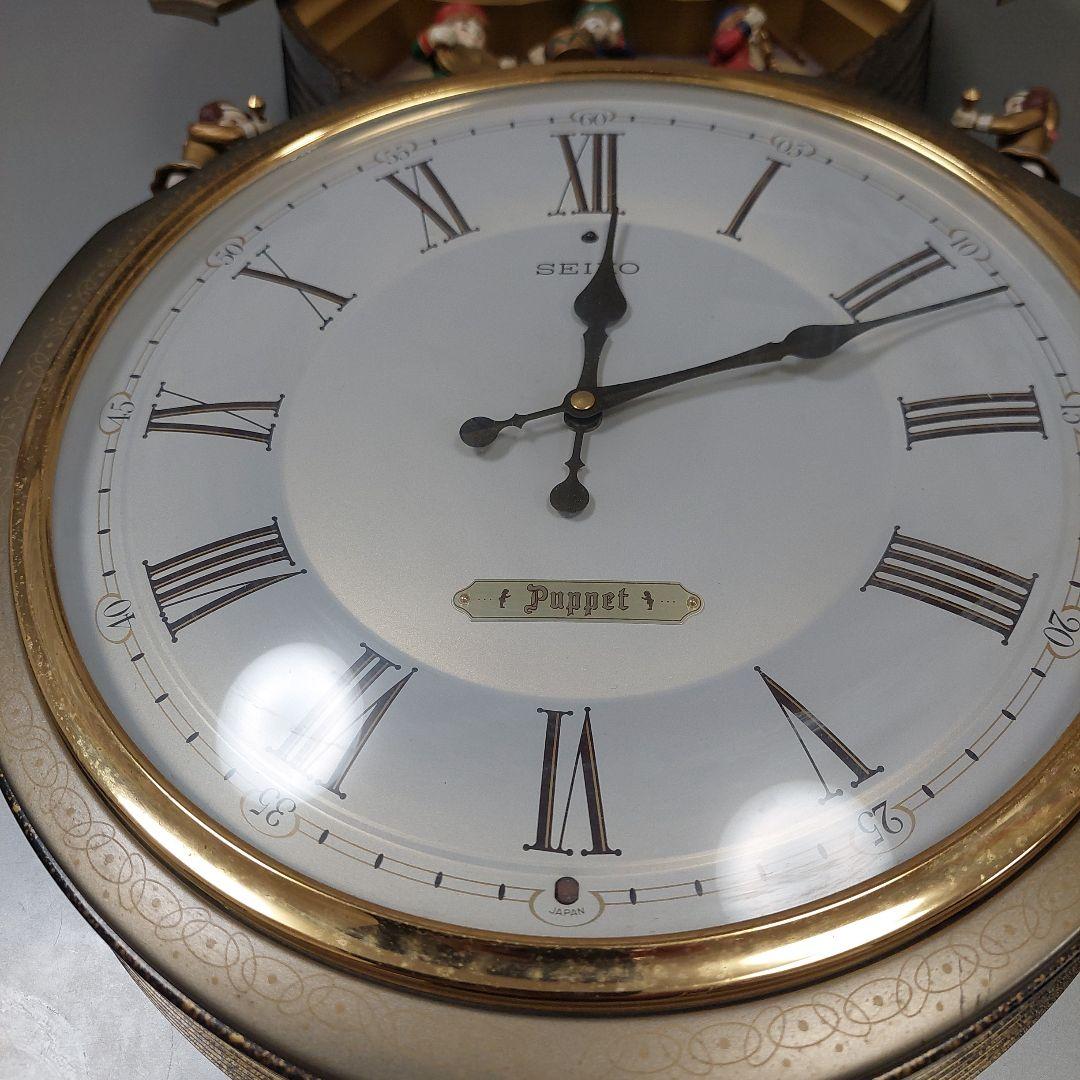 SEIKO Puppet ミュージックボックス型掛時計ジャンク品