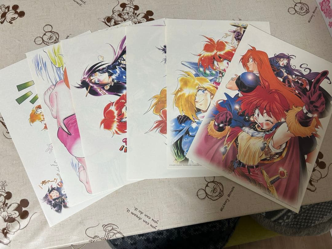 スレイヤーズ　SLAYERS あらいずみるいイラスト6シートセット