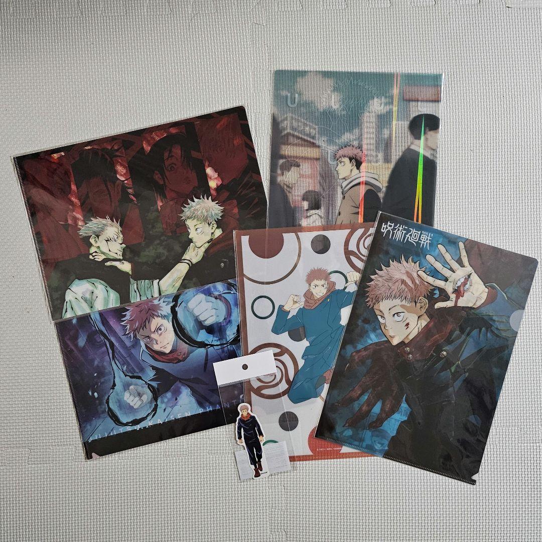 呪術廻戦 クリアファイル ステッカー アクリルスタンド 缶バッジ