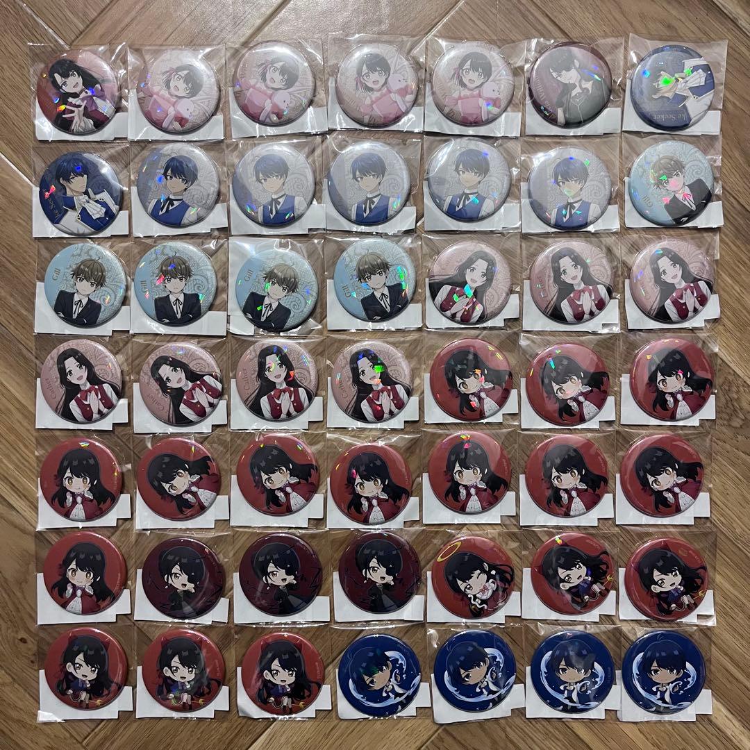 歴史に残る悪女になるぞ オンラインくじ ホログラム缶バッジ 49個