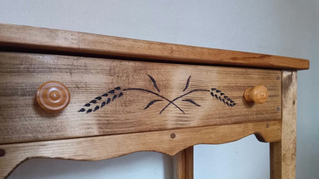 感謝価格＊カントリー家具＊麦の穂＊ミニテーブル