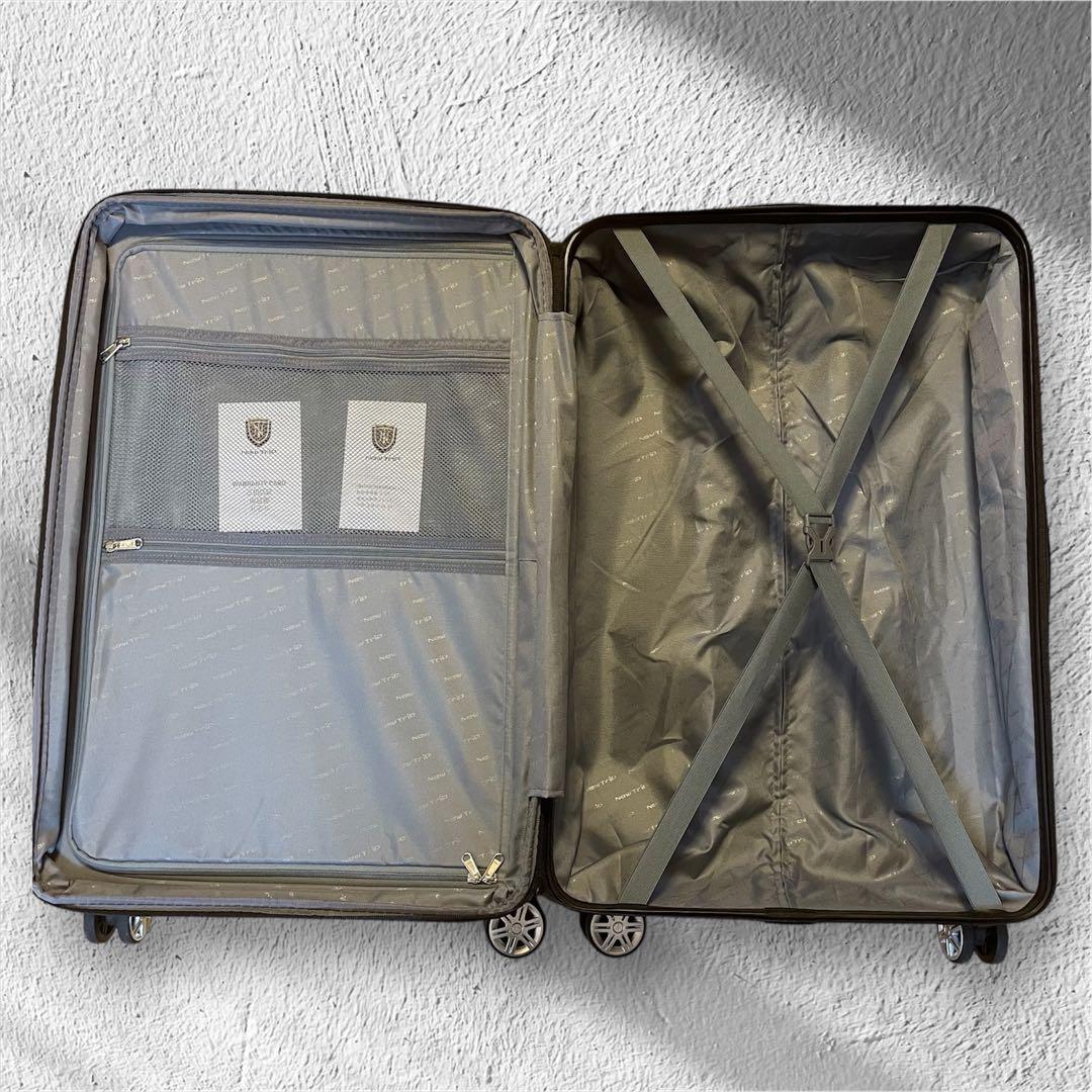 ✨旅行 出張✨スーツケース キャリーケース 拡張機能付き Lサイズ　ブラック