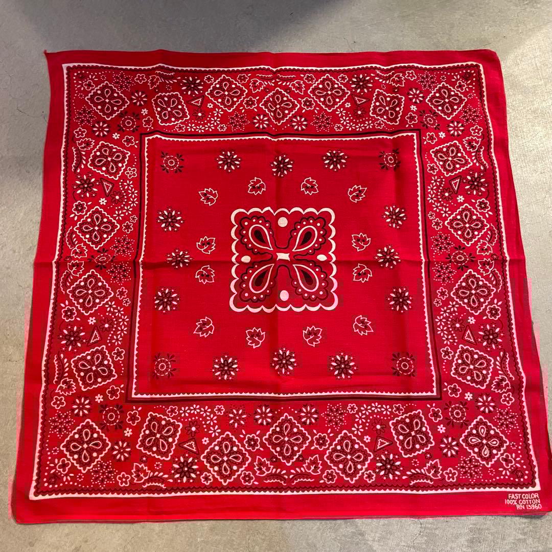 バンダナ　50枚　まとめ売り　エレファント　クッキー対　USA製　ビンテージ　①