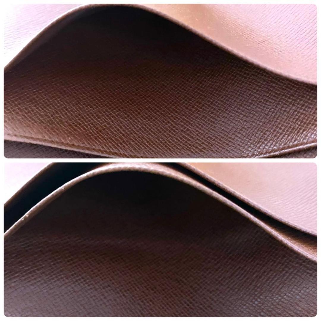 ルイ ヴィトン◎トレゾール モノグラム 二つ折り ブラウン 茶 L字ファスナー