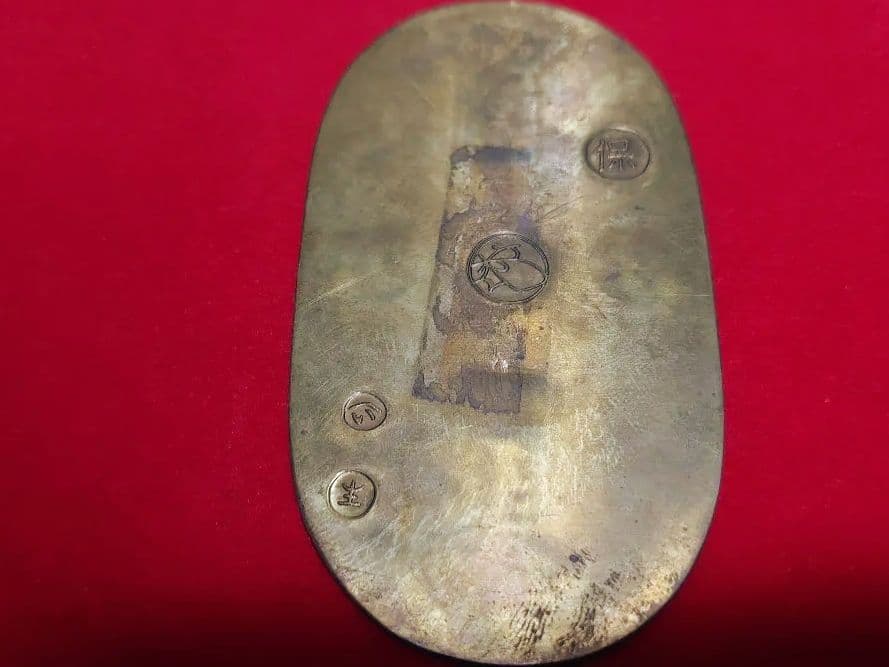 天保 五両判金 重さ30,45ｇ 比重値8,38SG 古銭 小判 大判