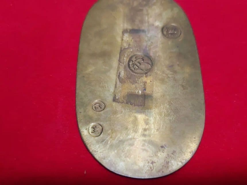 天保 五両判金 重さ30,45ｇ 比重値8,38SG 古銭 小判 大判