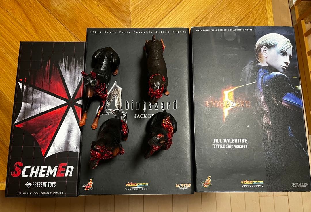 バイオハザード アクションフィギュア 3体セット