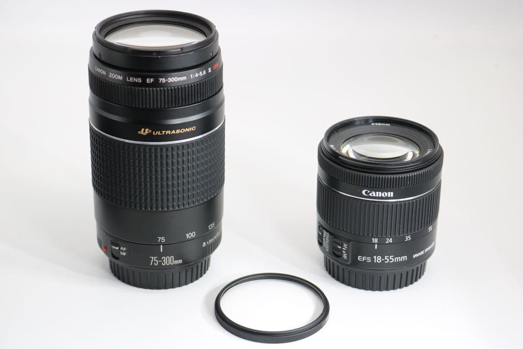 ボディ新品級 【Canon EOS Kiss X10 ダブルレンズセット】