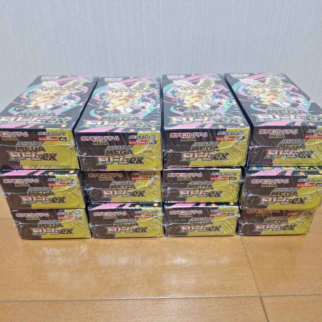 【新品】ポケモンカードゲーム　MEGAドリームex　12 BOX　シュリンク付き