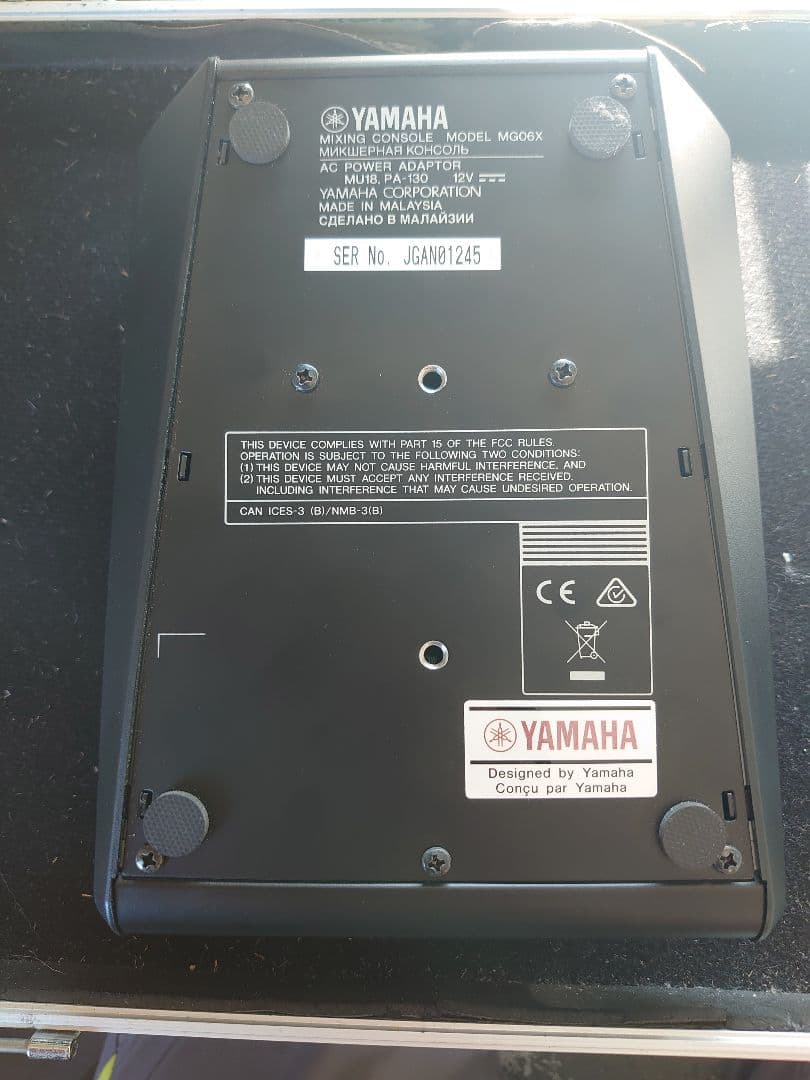 Yamaha MG06X アナログミキサー