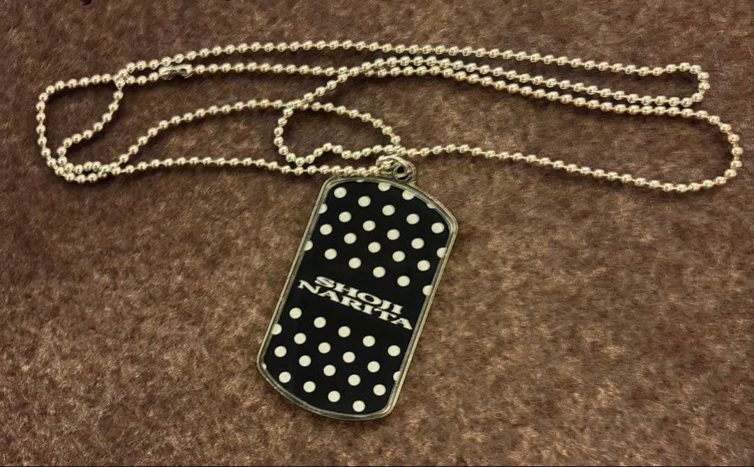 成田昭次 ドット柄ネックレス