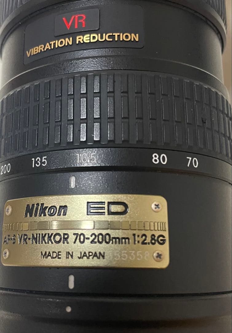レンズ(ズーム) Nikon AF-S VR 70-200mm f/2.8G