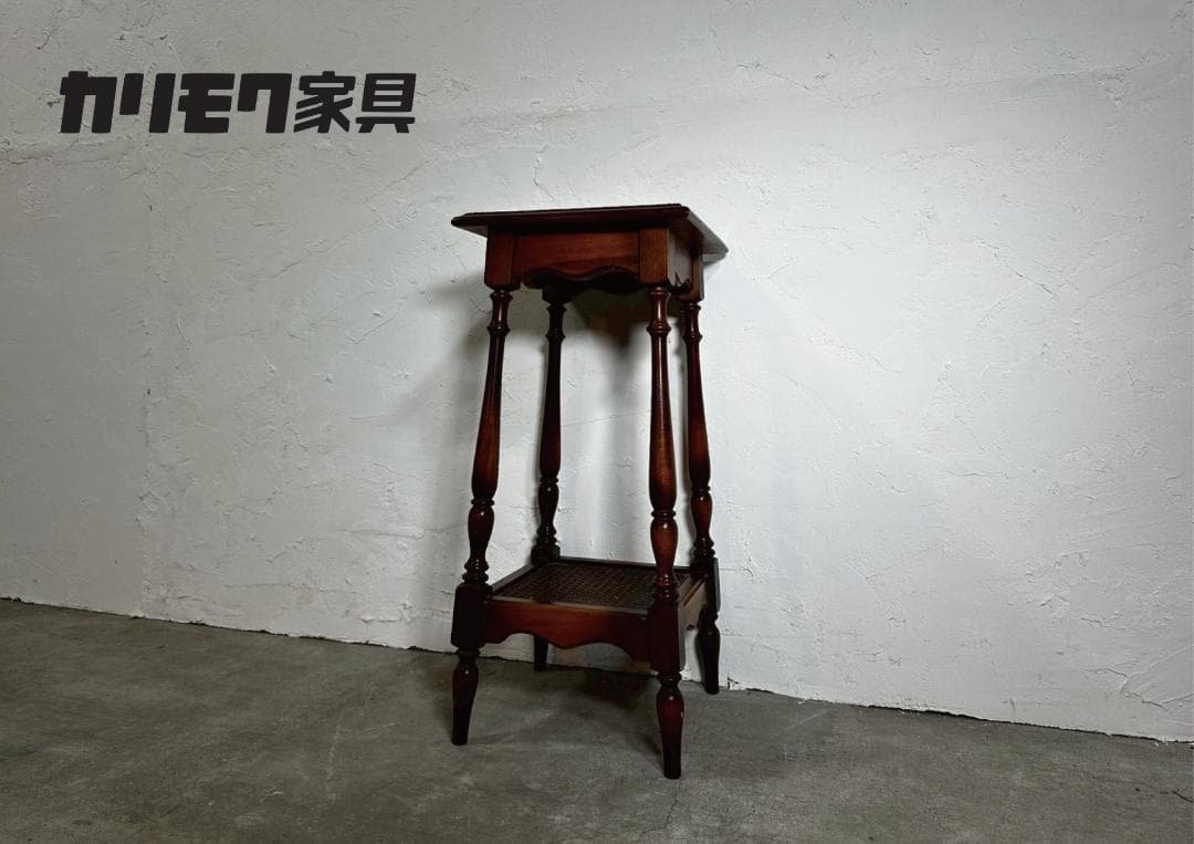 『karimoku』カリモク サイドテーブル 花台 飾台 電話台 RWcen30