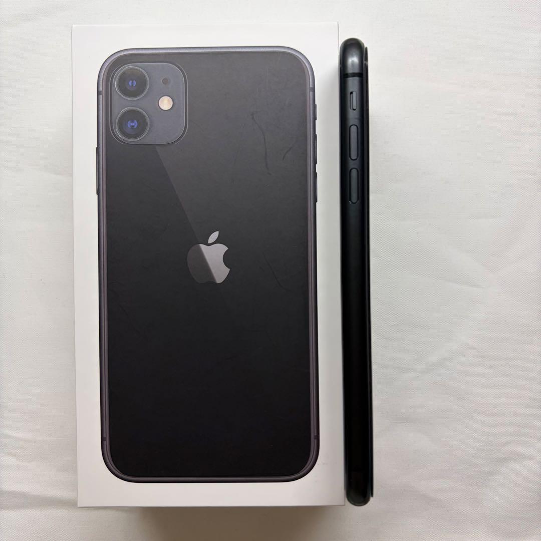 iPhone11 ブラック 64GB ＋未使用付属品付