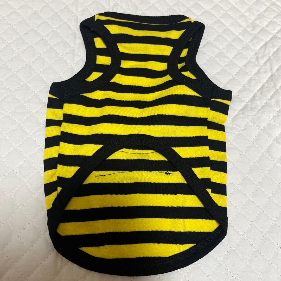 美品✨ 犬服 黒と黄色のストライプ 蜂 デザイン ハチ