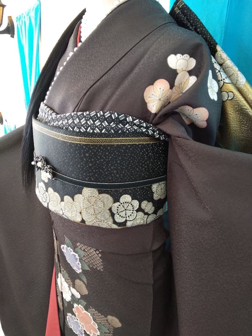 振袖フルセット、化繊振袖成人式、重ね衿、帯揚げ帯締め、西陣袋帯、襦袢