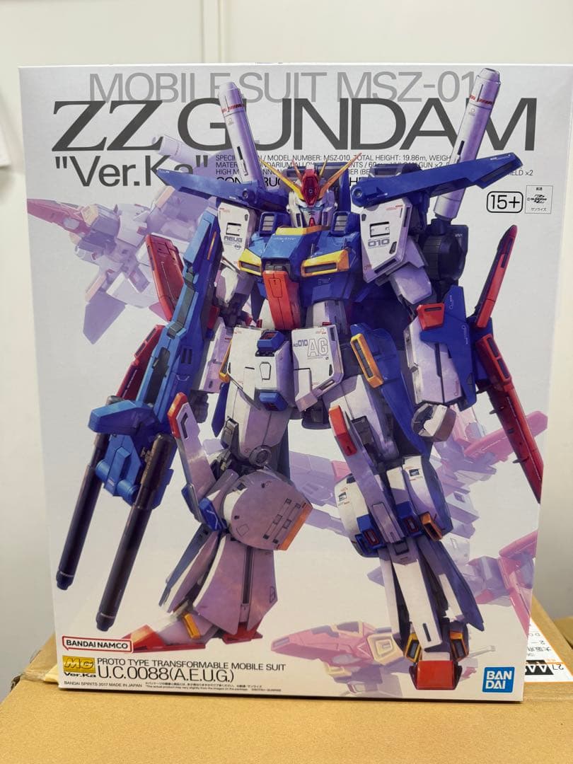 【未開封】GUNDAM ZZ Ver.Ka（MG）MSZ-01