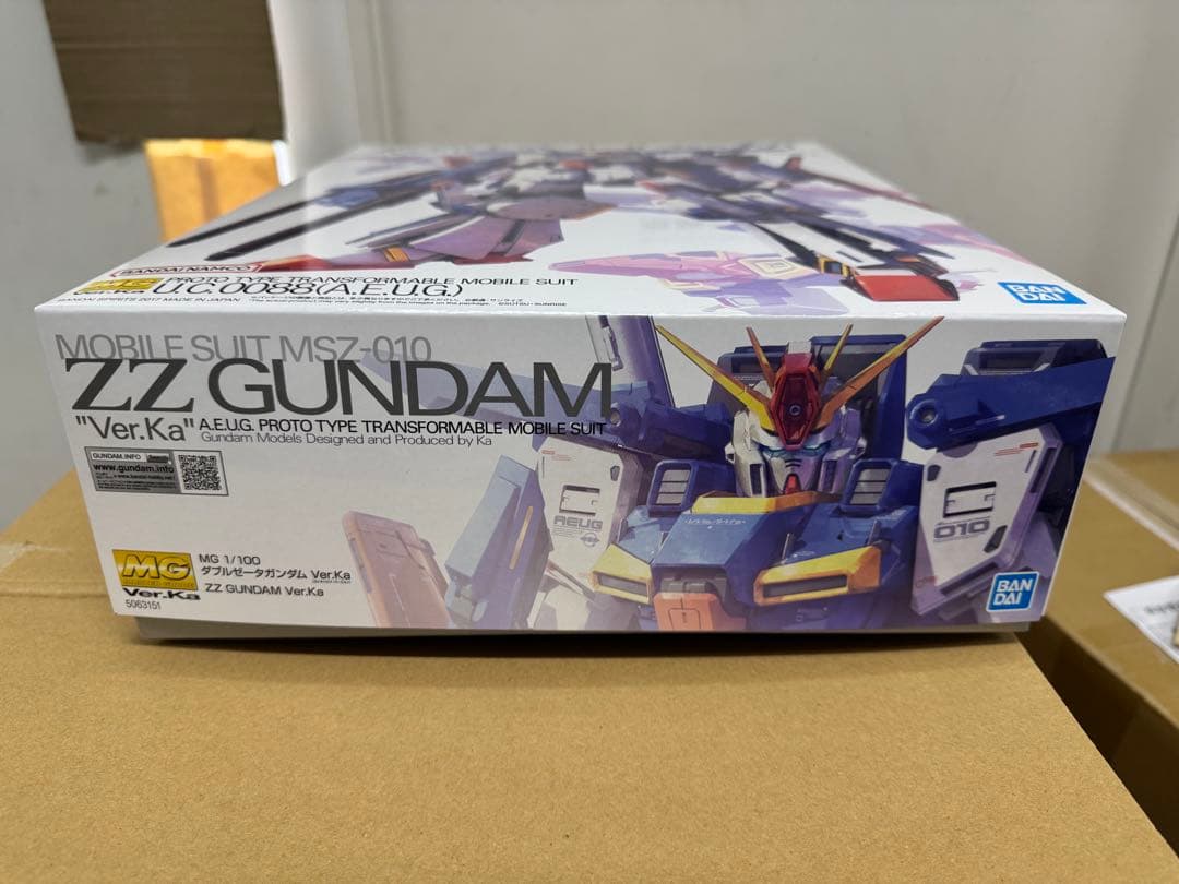 【未開封】GUNDAM ZZ Ver.Ka（MG）MSZ-01