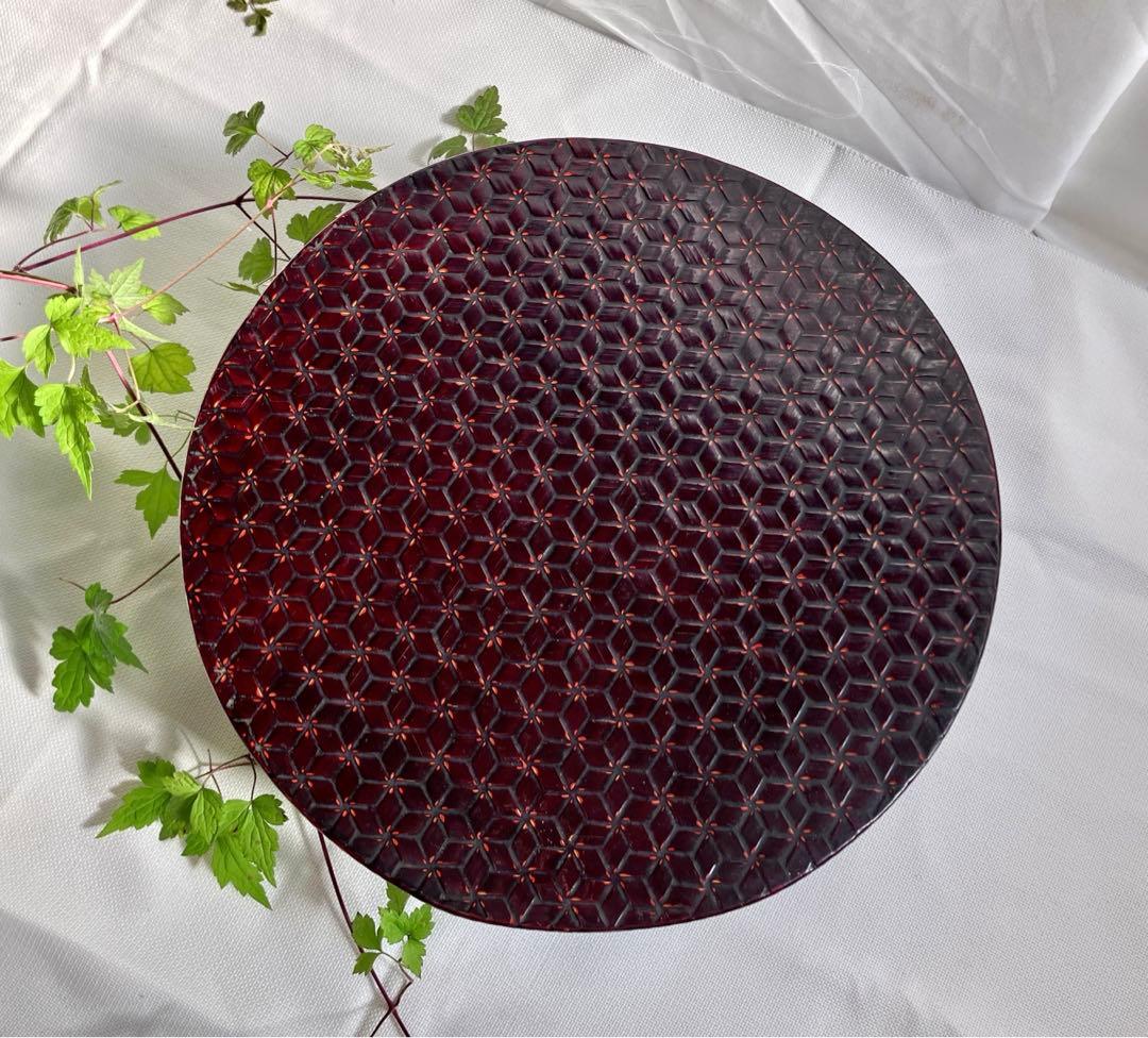 限定お値下げ✅当時物✅籃胎漆器/亀甲茶櫃/伝統工芸品