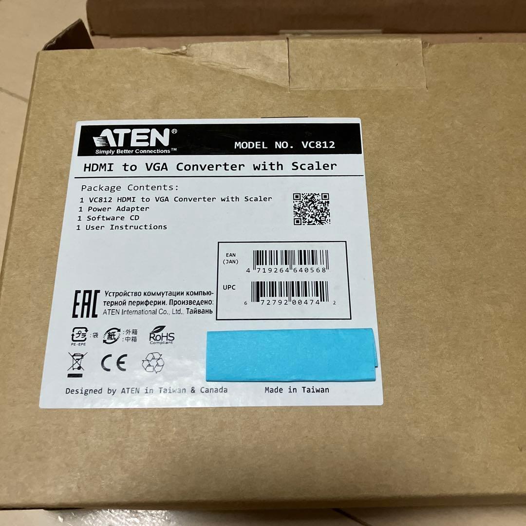 【未使用新品】ATEN HDMI to VGA Converter VC812