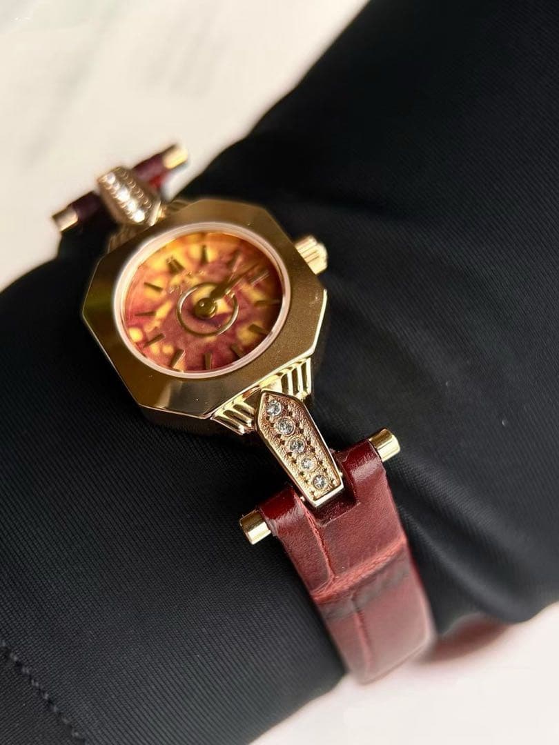 アガット　アンバー　琥珀　腕時計　新品未使用