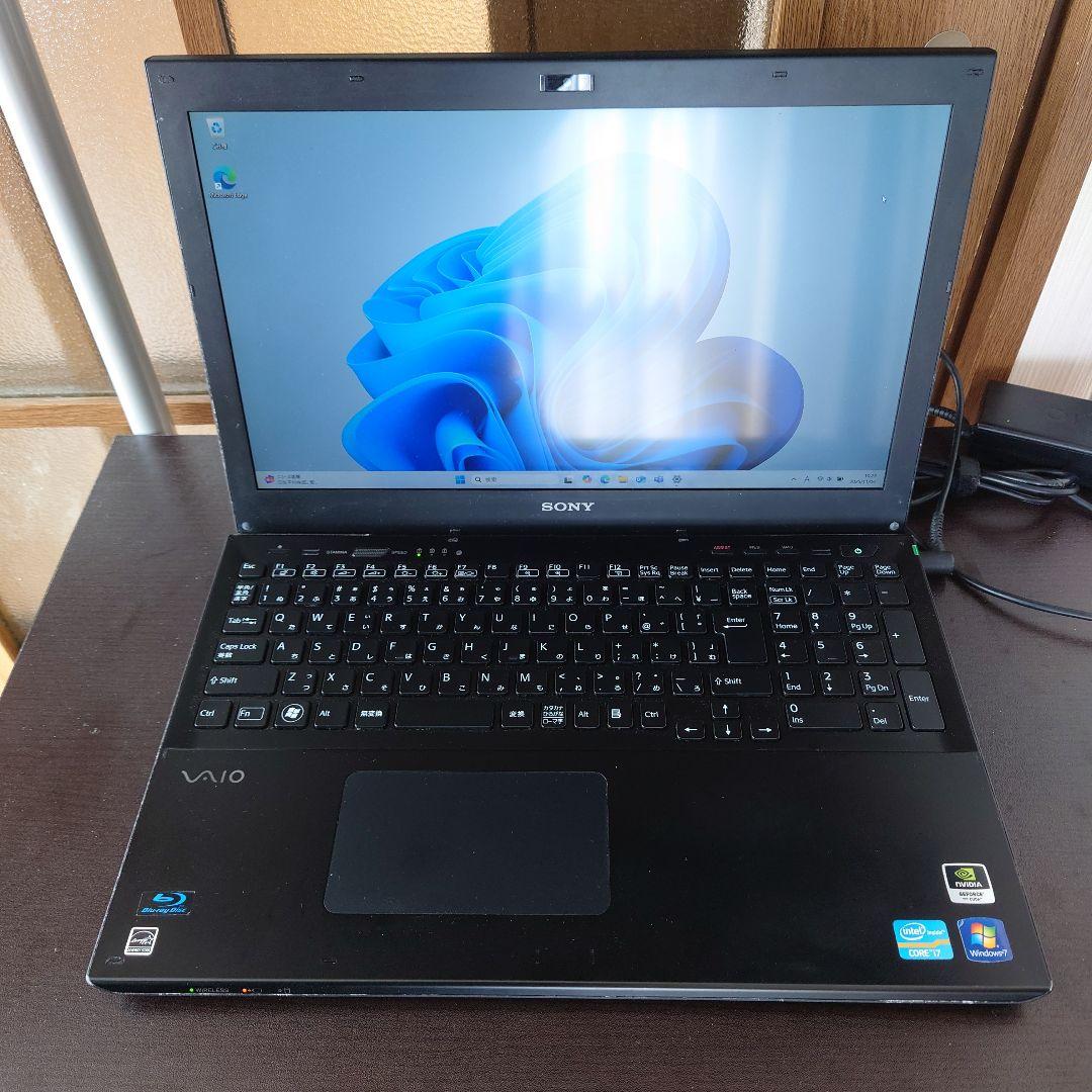 SONY VAIOノートPC SVS15119FJB Windows 11