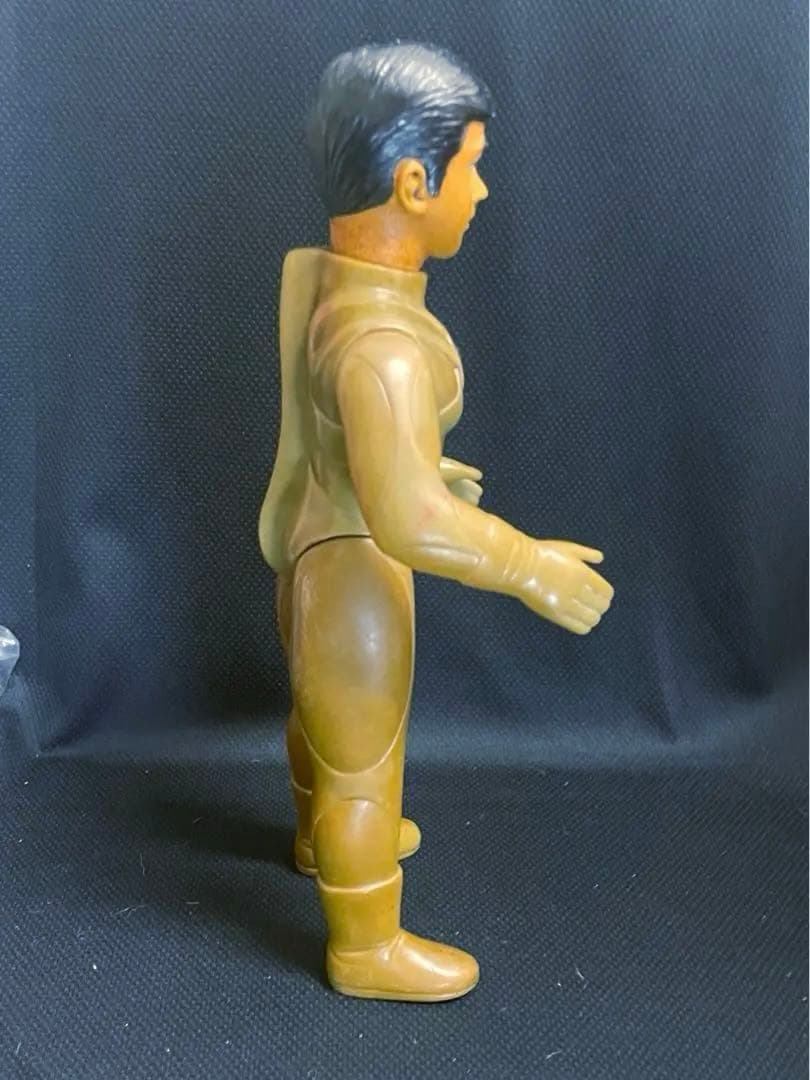 大サイズ【昭和当時物】■ ブルマァク ウルトラマンA 面取れ ソフビ 面欠品