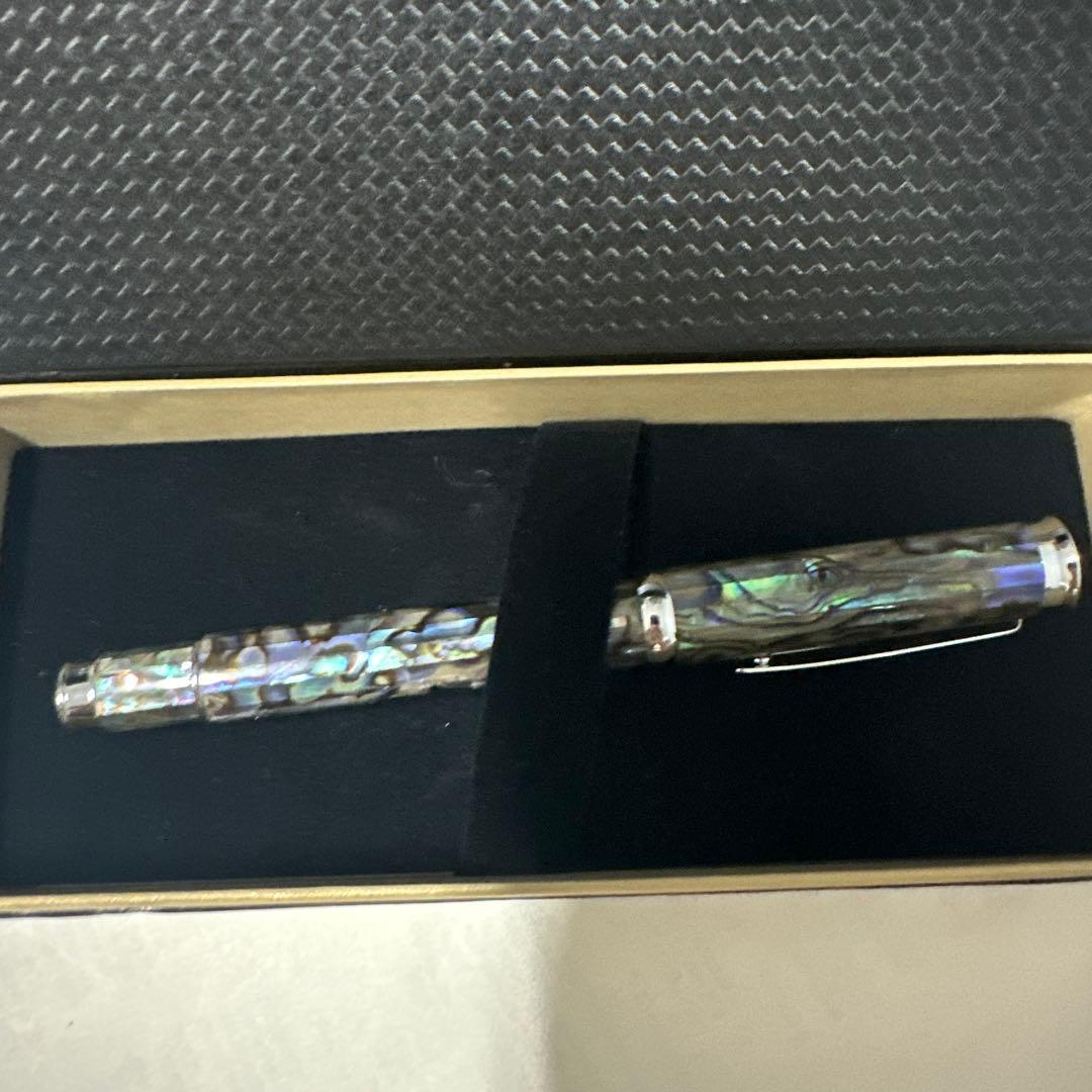 LACHIEVA LUX アワビ貝殻 万年筆