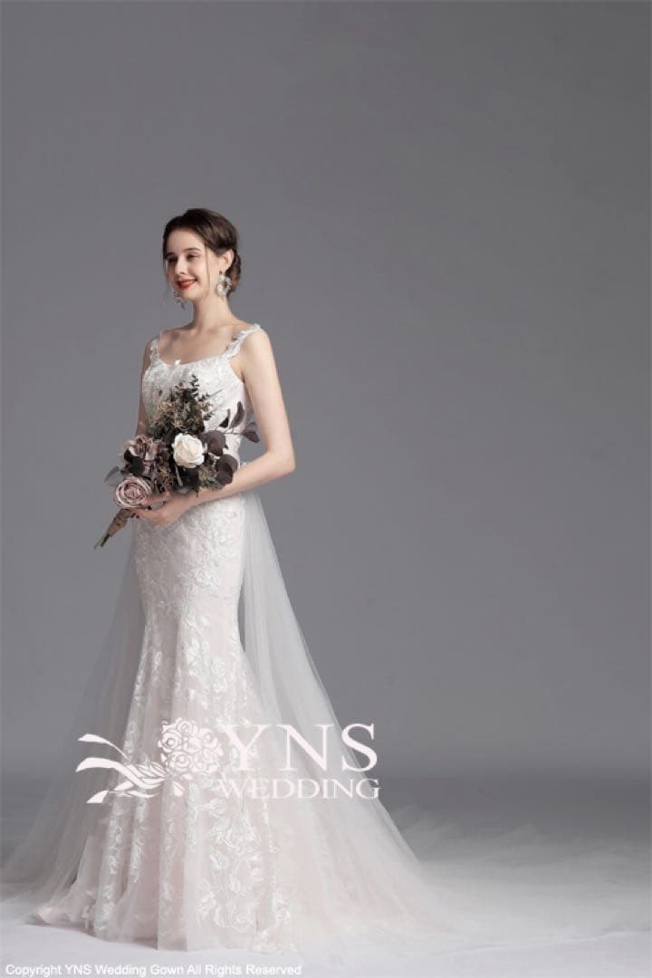 YNS Wedding エレガントマーメイドウェディングドレス
