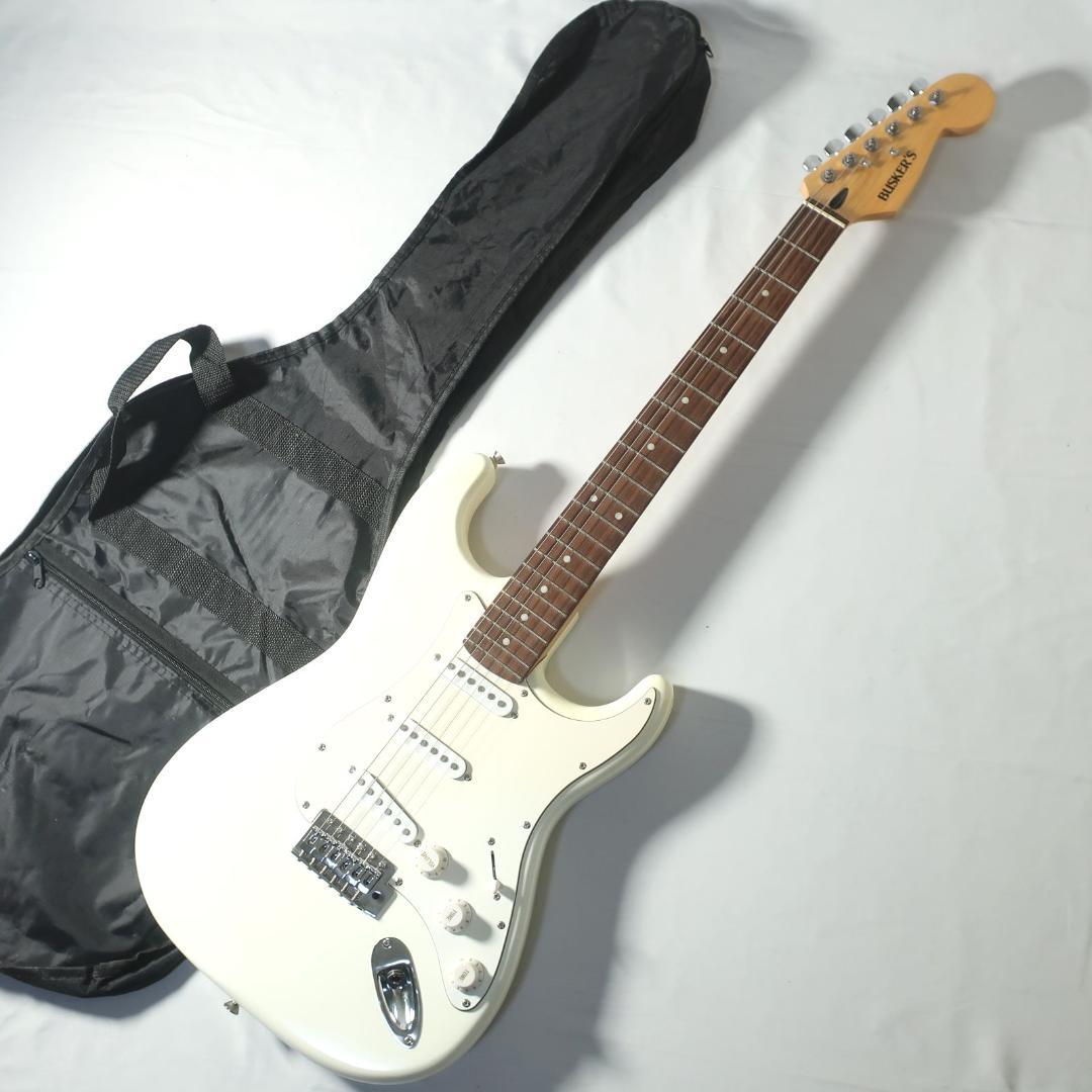 美品 BUSKER'S ストラトキャスタータイプ エレキギター ケース付