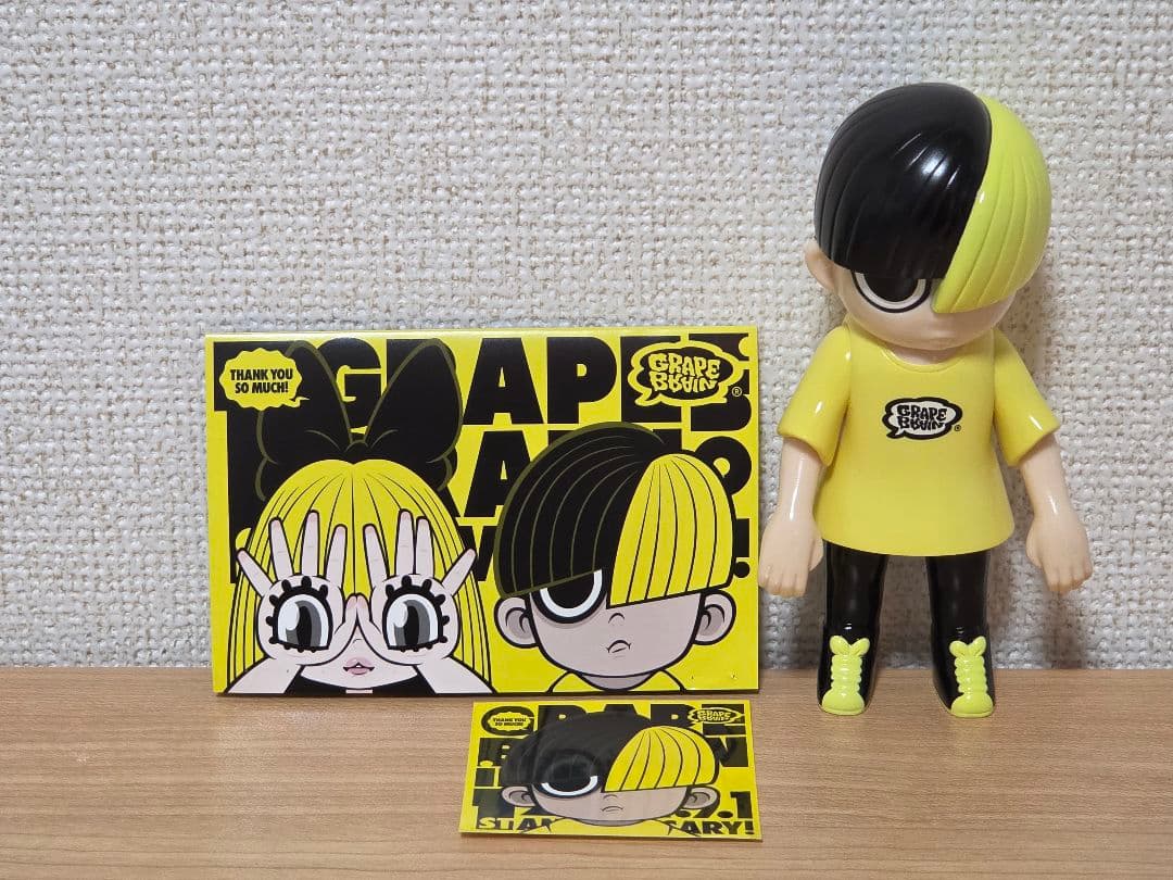 GRAPE BRAIN 天才二口少年博士 のりくん 1周年記念 ソフビ