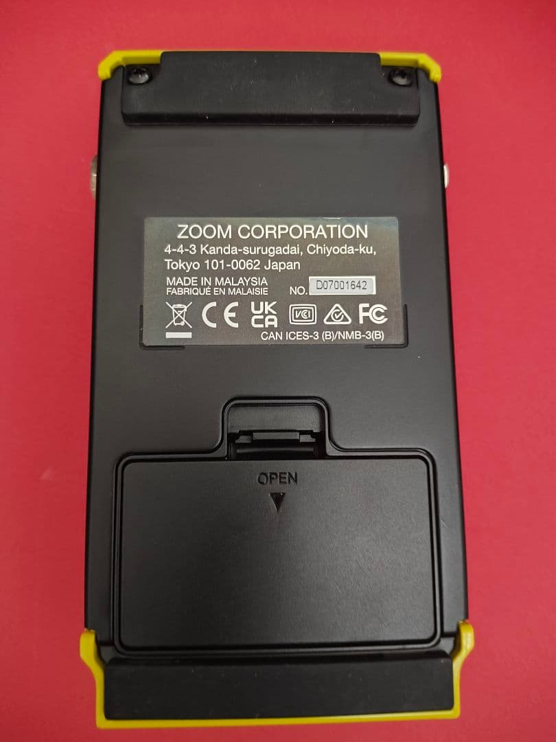 ZOOM MULTISTOMP MS-200D+ イエロー