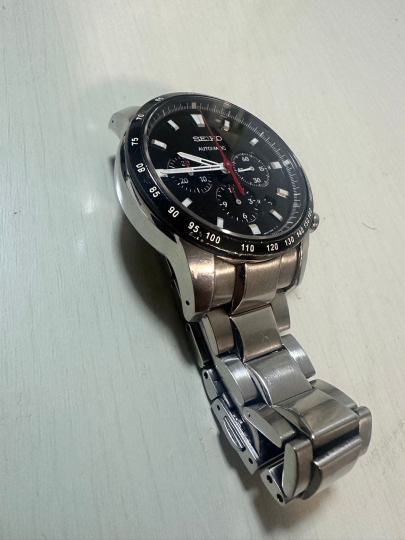SEIKO セイコー 自動巻 クロノグラフ 8R28 00B0本体のみ USED