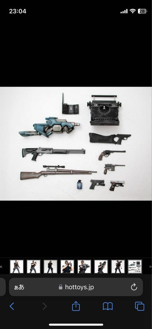 ホットトイズ バイオハザード４ 1/6スケールフィギュア　レオン　2008年