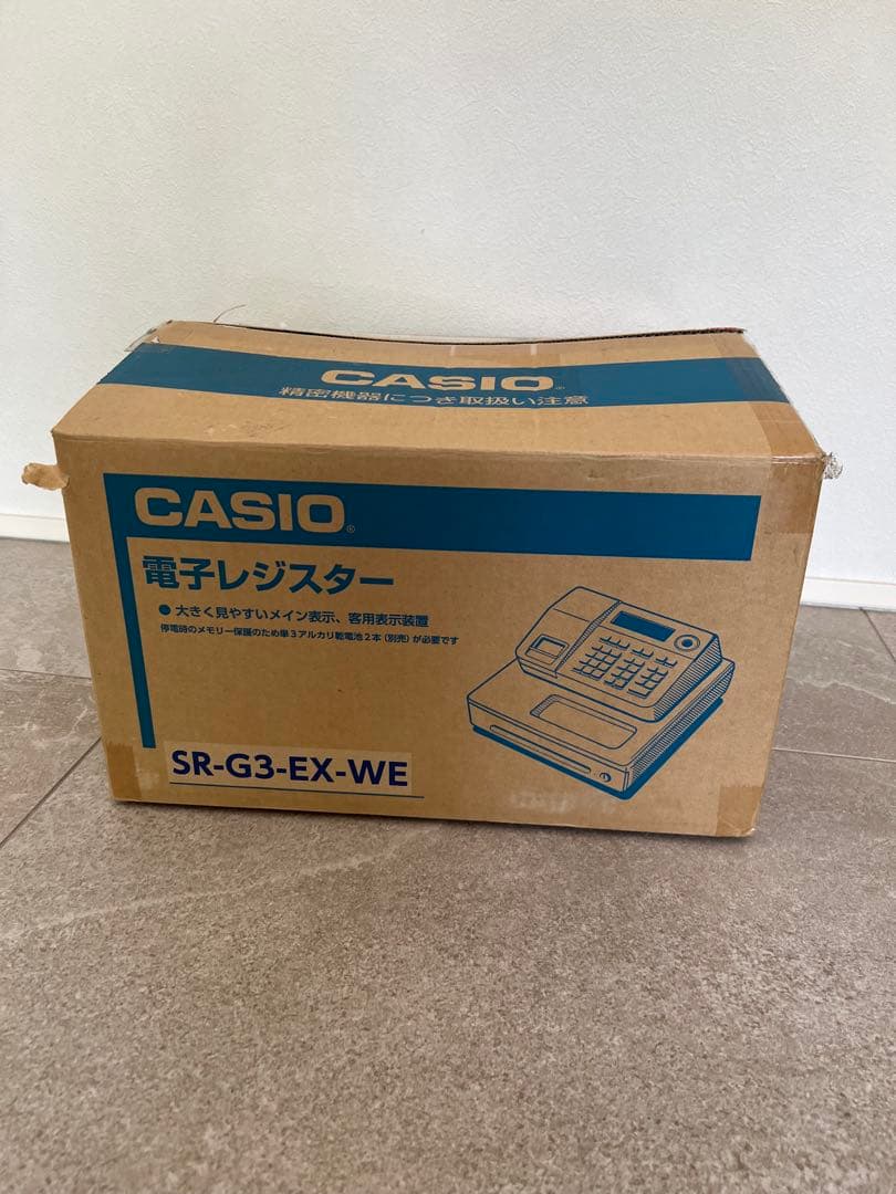 CASIO SR-G3-EX-WE 電子レジスター