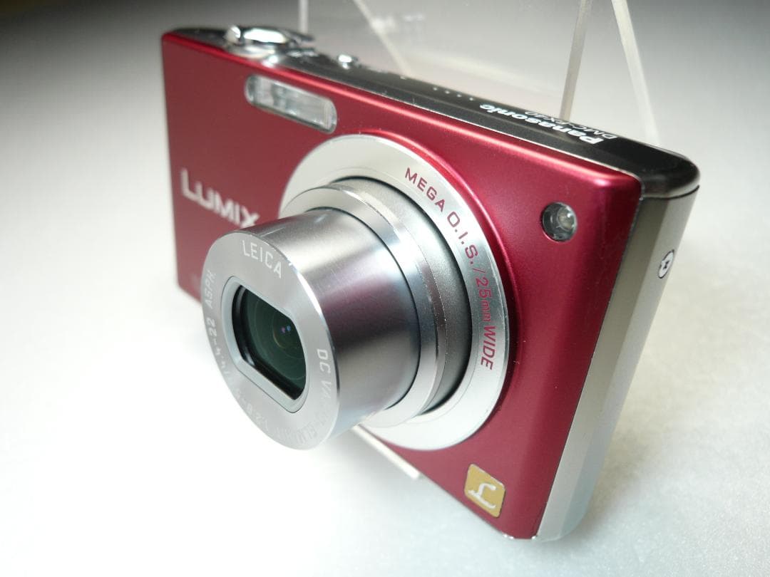 LUMIX★DMC-FX40⭕️安心実働品★5倍ズーム★1210万画素★レッド