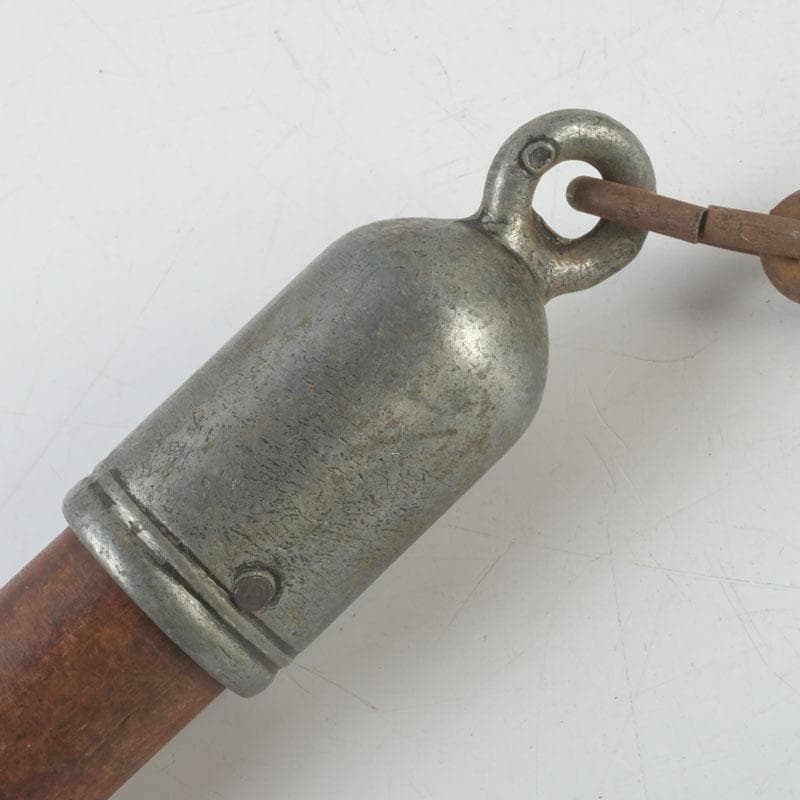 アンティーク　銅製　武具　モーニングスター　朝星棒　装飾品　N　9360