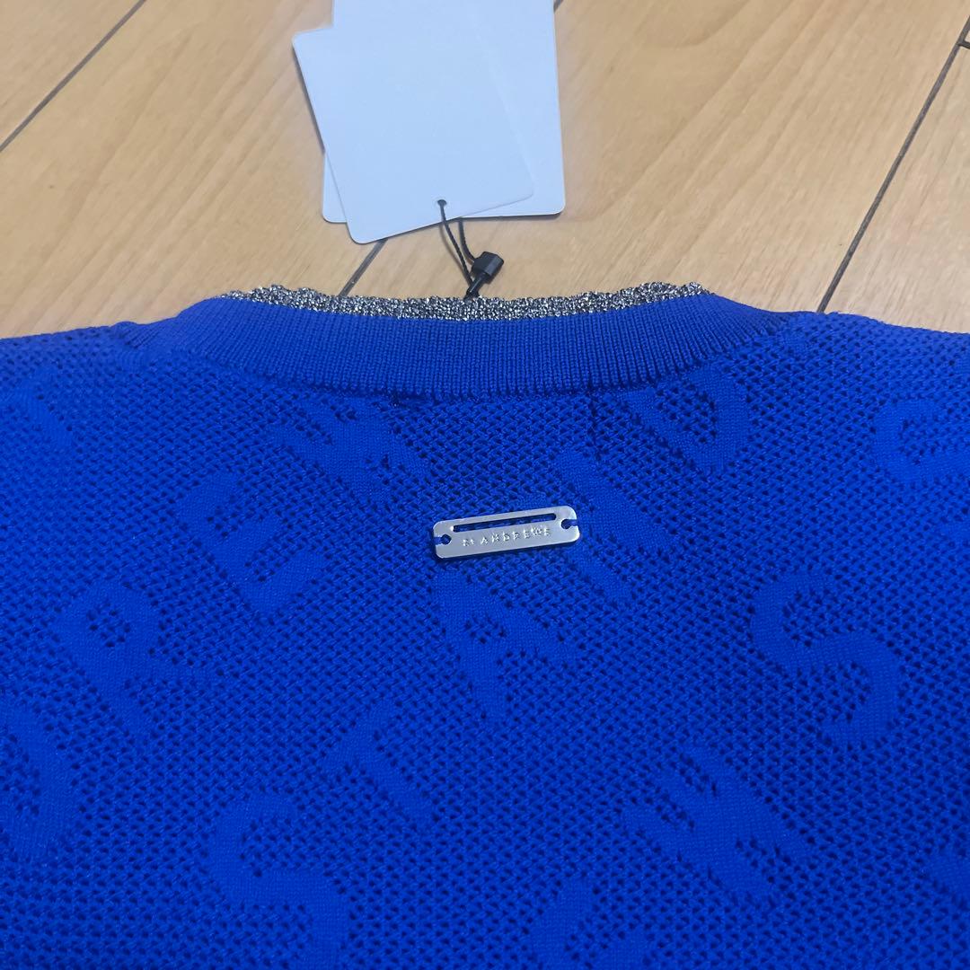 St ANDREWS 青 ニットセーター S