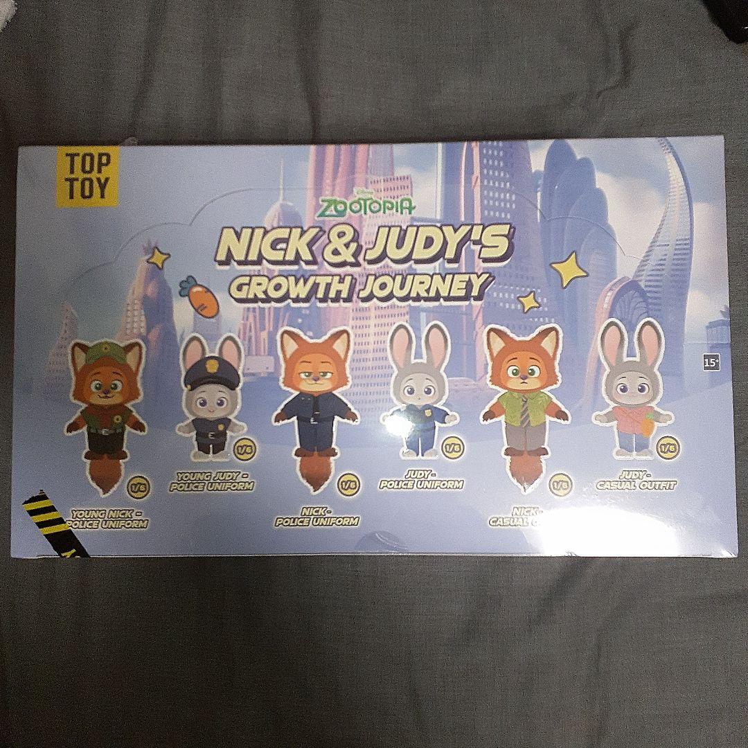 ズートピア　TOPTOY ディズニー　ぬいぐるみ　ニック　ジュディ