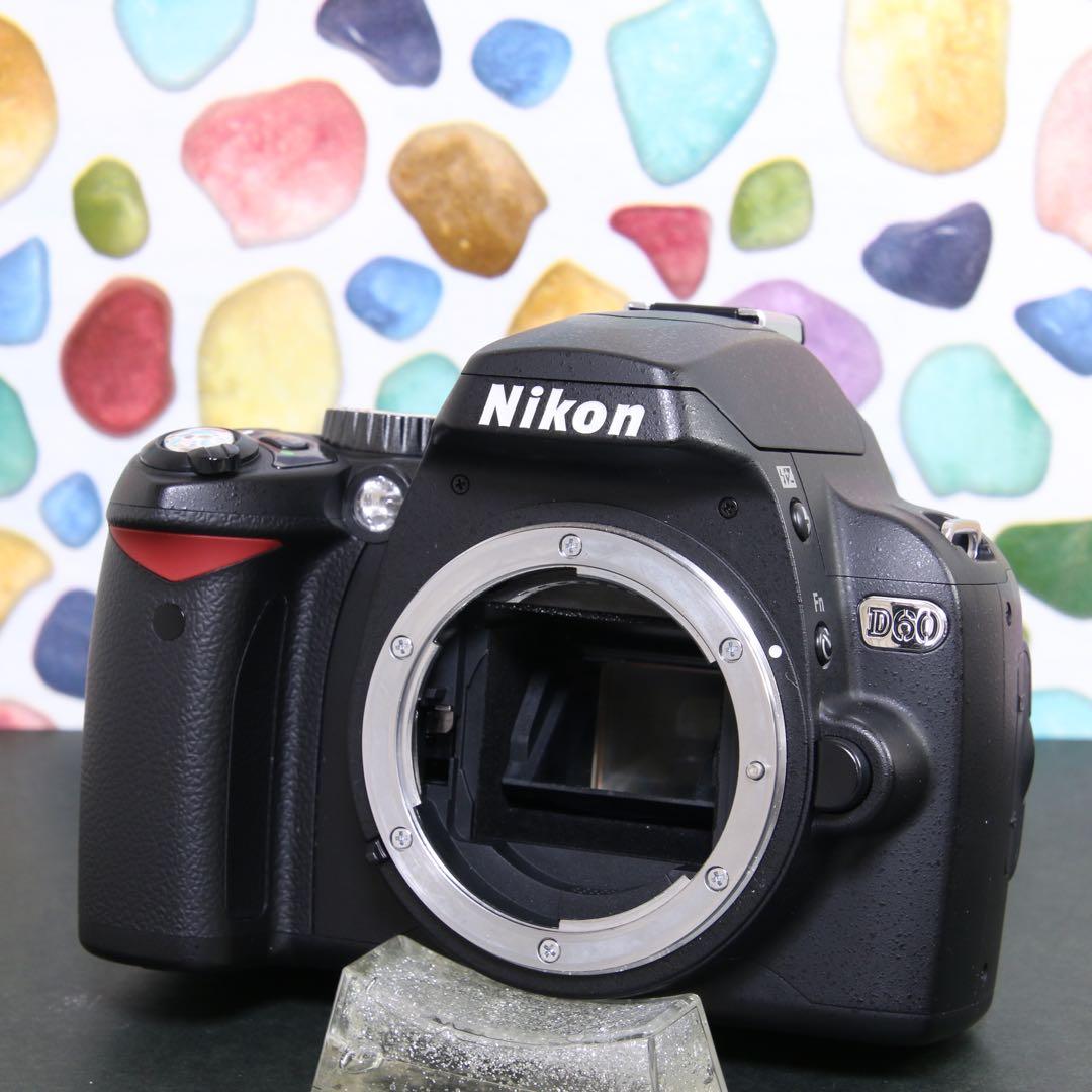 ♥︎◇NIKON ニコン D60 ◇スマホ転送♪ ◇ショット数極少♪