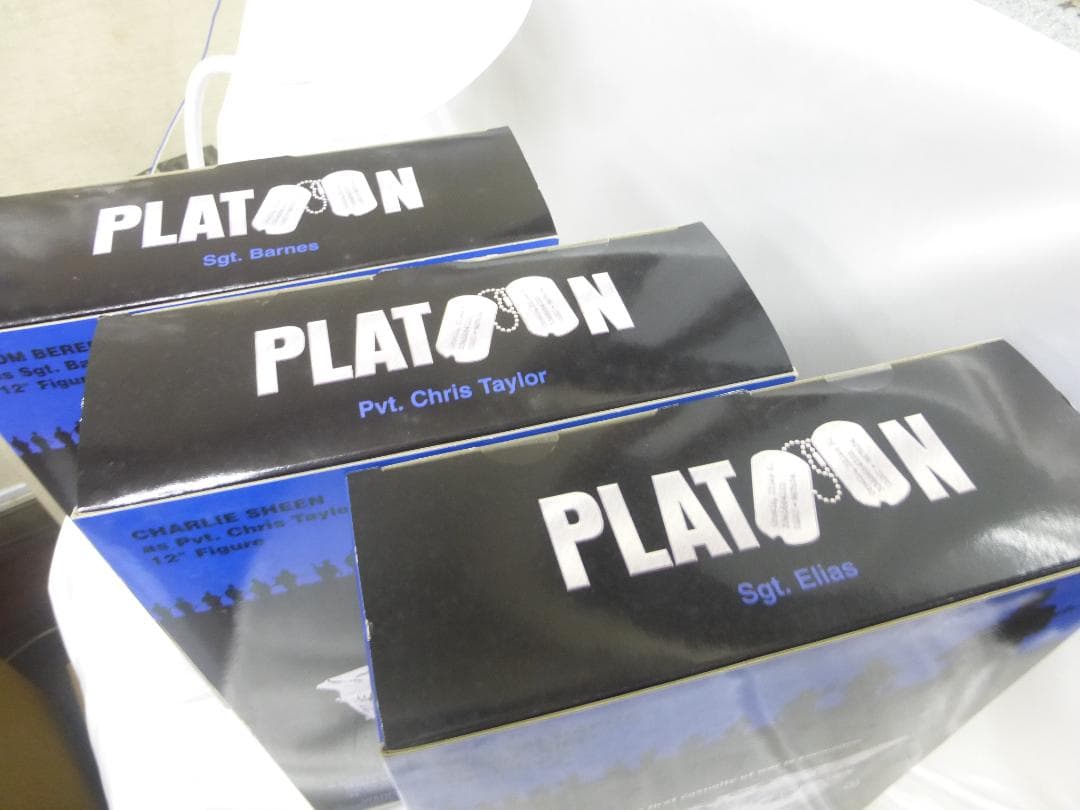 映画　PLATOON 12\" フィギュア 3体セット