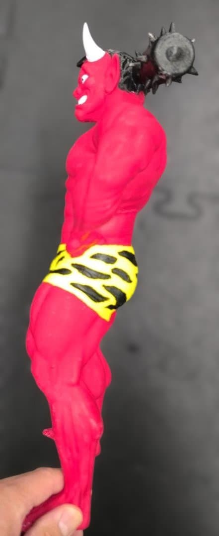 ジャンボサイズ　マッチョ鬼　人形　節分　ボディビル