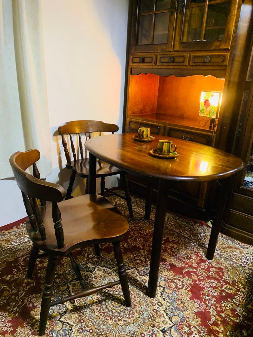 飛騨家具 WINDS太平ダイニング コンパクトで使いやすいオーバル