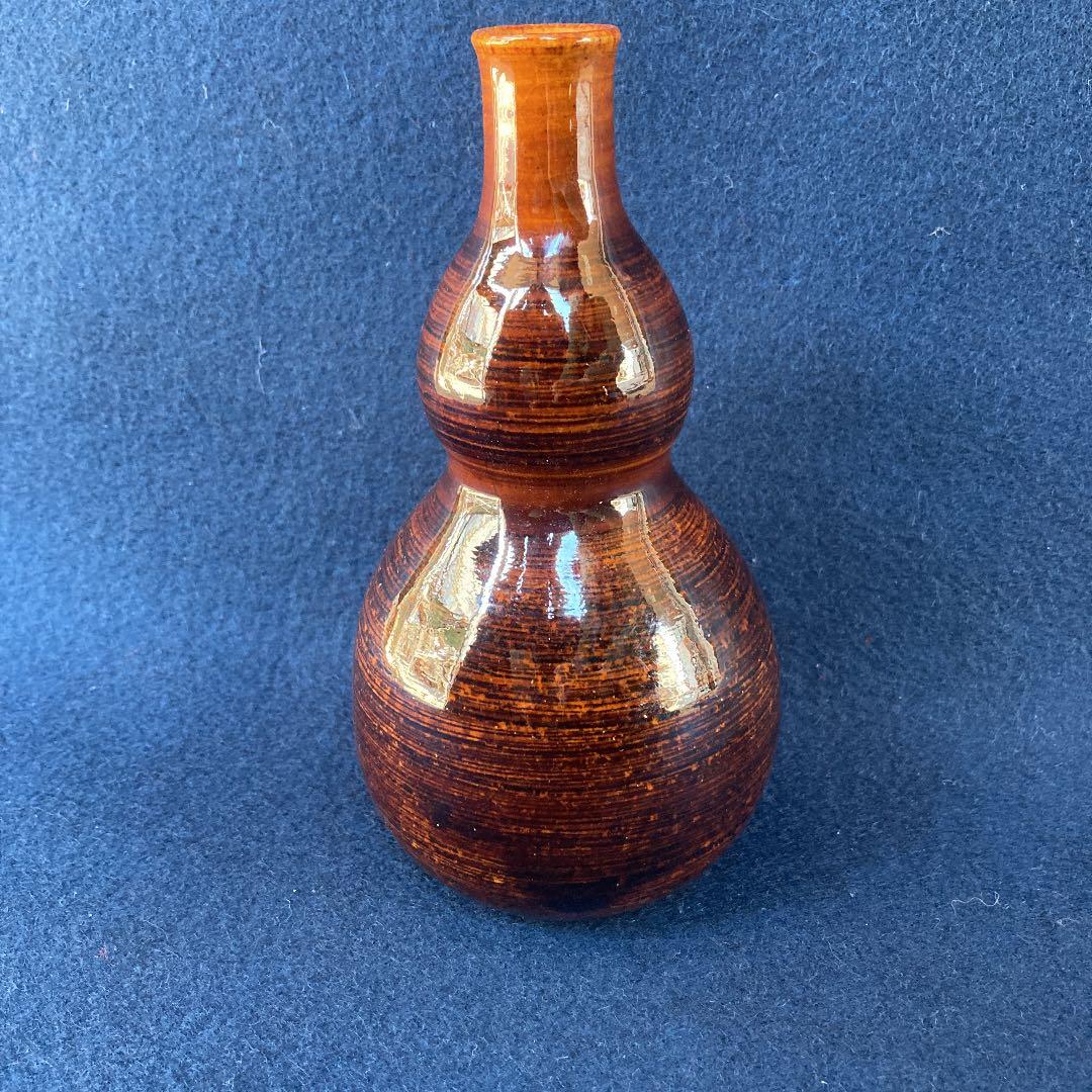 十代大樋長左衛門　大樋瓢形徳利