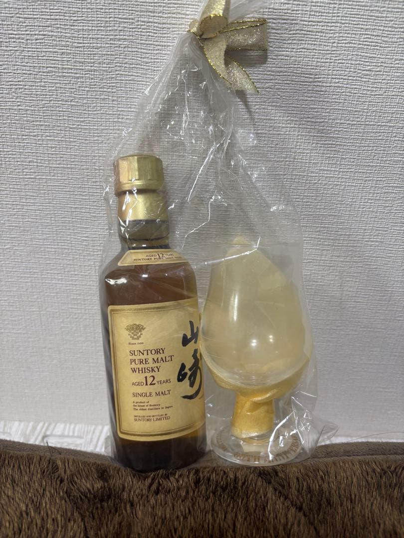 サントリー 12年シングルモルトウイスキー グラス付き