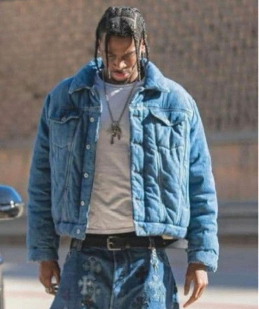 LOEWE PaddedJacket 美品44レア パデッドデニム 連休セール