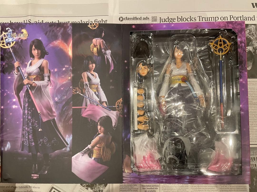 ファイナルファンタジー FF10 FFX プレイアーツ改 ユウナ　フィギュア